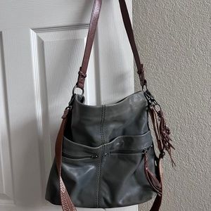 The SAK leather bucket purse